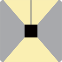 Icon for 吊灯-上下照
